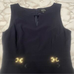 Tahari Arthur S. Levine Sheath Dress in Navy